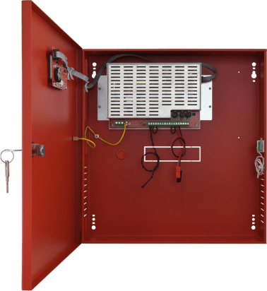 Stazione alim.ne en54c 27,6vcc 5a (2x7ah) lcd