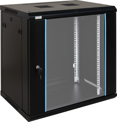 Rack 12u da assemblare 600×636x450 - parete - ner