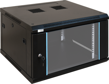 Rack 6u da assemblare 600×372×600 - parete - ner