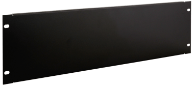 Pannello frontale 3u - nero