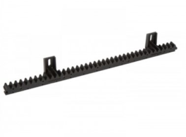 B120 cremagliera pvc nera m4x500 +viti +piastrine