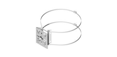 Staffa telecamera per pali Ø 80 ÷ 300 mm - accia