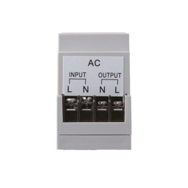 Interruttore per misuratore di potenza su guida di