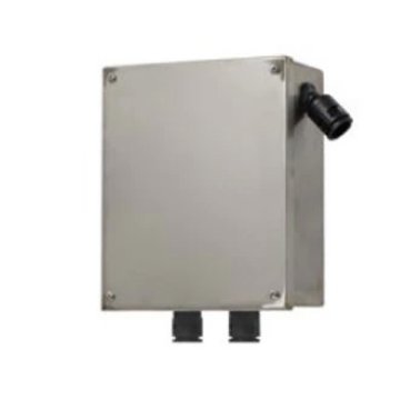 Scatola di derivazione singola in acciaio inox.