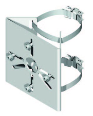 Staffa mini telecamera per pali Ø 60÷90 mm - acc