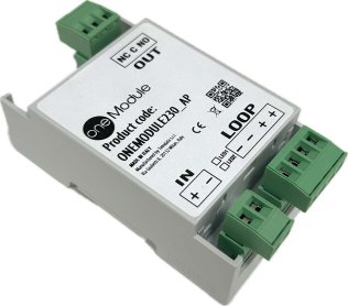 Modulo indirizzato 1 ingresso e 1 uscita per caric