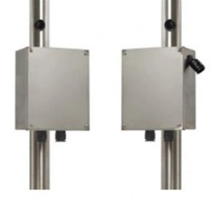 Coppia di pali (h 1200mm Ø 60mm) e di scatole