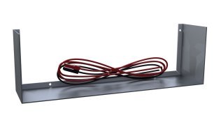 Kit portabatteria in alluminio e cavi di connessio