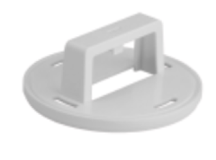 Connector box, 55 mm, parte inferiore, installazio