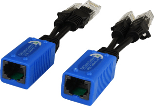 Splitter 2xrj45 (spina) - 1xrj45 (presa)