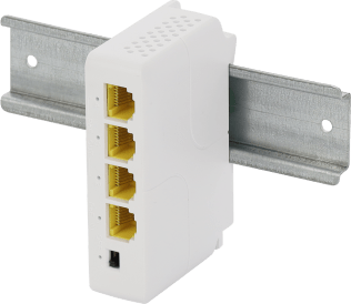 Extender poe din 1 in 3 out pass. 25w 10/100/1000