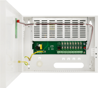 Alimentatore multiuscita per tvcc 12v 7a 8 out 1a