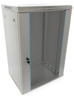 Rack 15u da assemblare 600x901x450- parete - grig