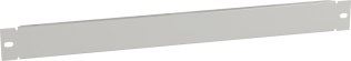 Pannello frontale 1u - grigio