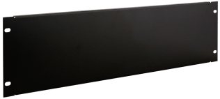 Pannello frontale 3u - nero