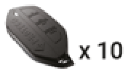 Kit 10 trasmettitori 4c f433 ikon i.