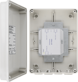 Extender poe 1 in 2 out. passivo 20w in box ext