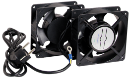 Doppia ventola per raffreddmento