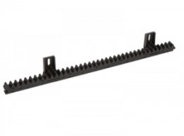 B120 cremagliera pvc nera m4x500 +viti +piastrine