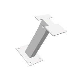 Staffa montaggio muro/pavimento 250mm