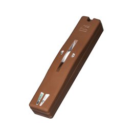 Rivelatore doppia tecn.infrarossi passivi marrone