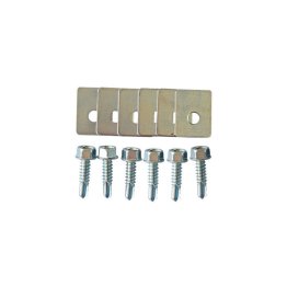 Accessori per fissaggio cremagliera pvc a 6 attacc