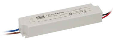 "alimentatore per led lphc  6-25v/18w/700ma
