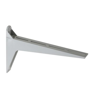 Mensole di sostegno in policarbonato grigio 19 x 3