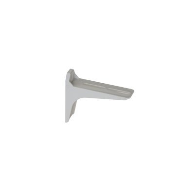Mensole di sostegno in policarbonato grigio 10 x 1