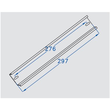 Profilo din per scatole 380 x 300 l.280 mm