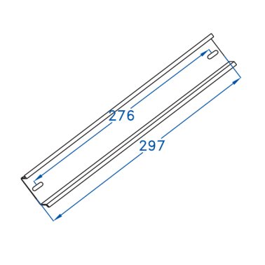 Profilo din per scatole 310 x 240 l.297 mm
