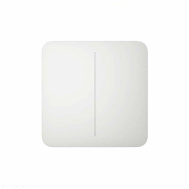 Solobutton (2-gang) [55] asp white tasto per lig