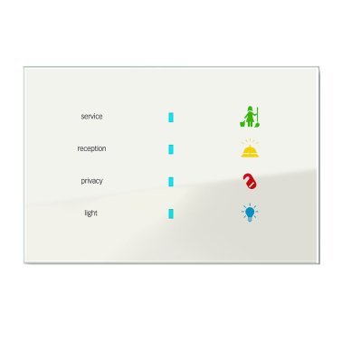 Panel control cover pannello di controllo knx per