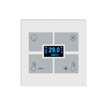 Qubik elettronica termostato con umidostato 80x80