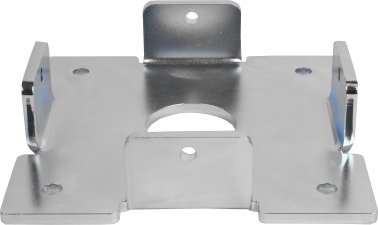 Base 120x120x4 mm - acciaio - zincatura galvanica