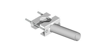 Supporto da palo sbraccio pesante Ø 60x250 mm inc