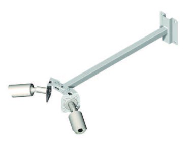 Supporto a sbraccio 1000 mm da parete - staffa 135