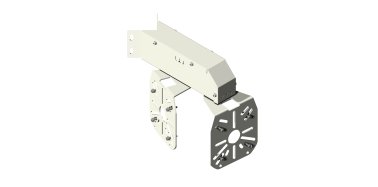 Supporto ad angolo/parete per 2/3 telecamere con v