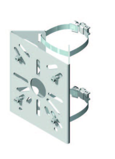 Staffa per fissaggio telecamera/piastra wall-box a