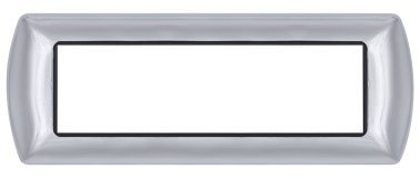 Placca metallo t1 8807-04 7p cromo