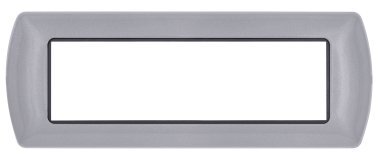 Placca metallo t1 8807-25 7p grigio