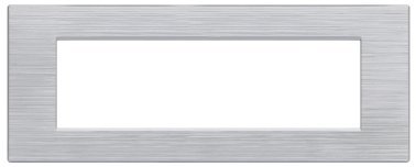 Placca tecnopol. spazz. m6007sl-9 gem 7p silver
