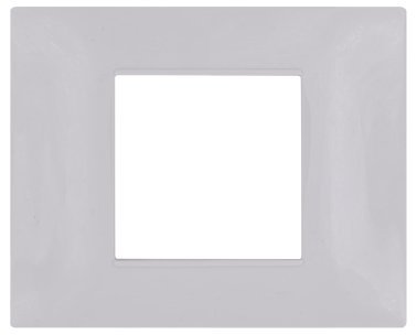 Placca tecnopol. t2 6002-04 2p grigio chiaro