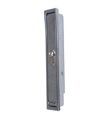 Slim37 blindino in alluminio da incasso con pulsan