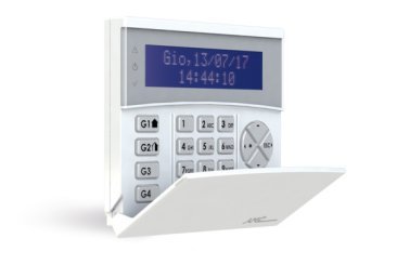 Tastiera lcd blu