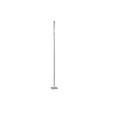 Palo zincato con base (2mt x 4,8cm)
