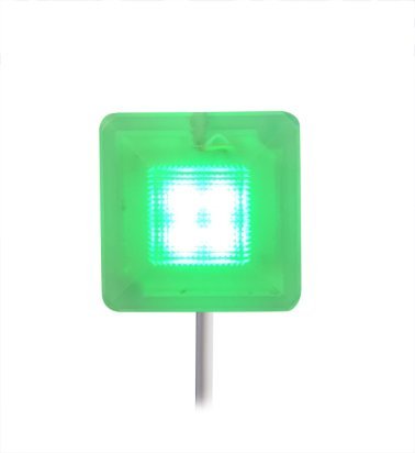 Segnalatore power led 12/24v a luce fissa/lampeggi