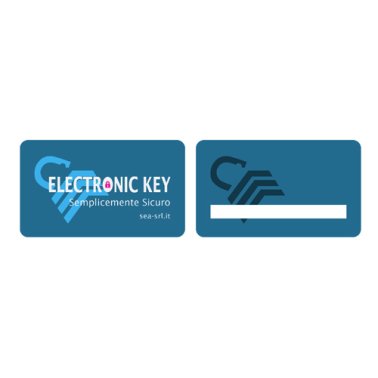 Card utente blu