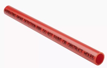Tubo in abs di colore rosso. diametro esterno 25m