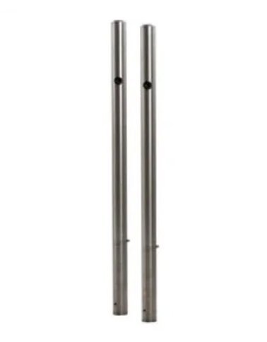 Coppia di pali inox 1,22mt diamtro 60